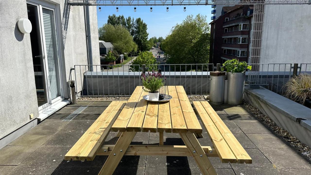 Fischers Ferienwohnung Mit Dachterrasse, Innenstadt Wilhelmshaven Kültér fotó